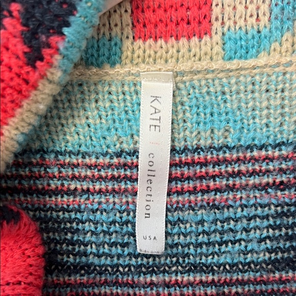 Kate Collection Colorful Geometric Aztec Patterned Women's Sweater Size small - Picture 3 of 14